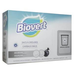 Regular gblack garbage bags ( 67 liters)